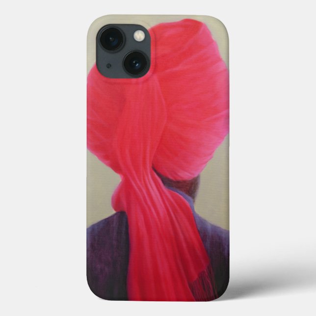 Red Turban Purple Jacket Case-Mate iPhone Case (Back)