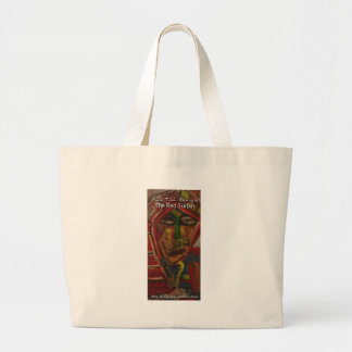 red turbin large tote bag