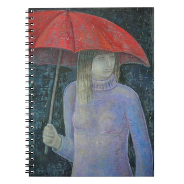Red Umbrella 2013 Spiral Notebook (Front)