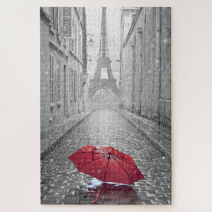 Red Umbrella Jigsaw Puzzle