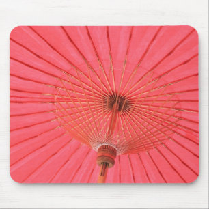 Red umbrella mouse pad