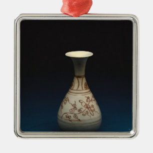 Red underglaze bottle by Yuhachan Metal Tree Decoration