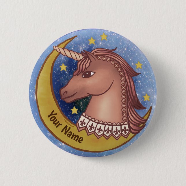 Red Unicorn  pin (Front)