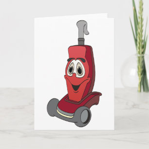 Red Vacuum Cleaner Card