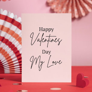 Red Valentine's Day  Note Card