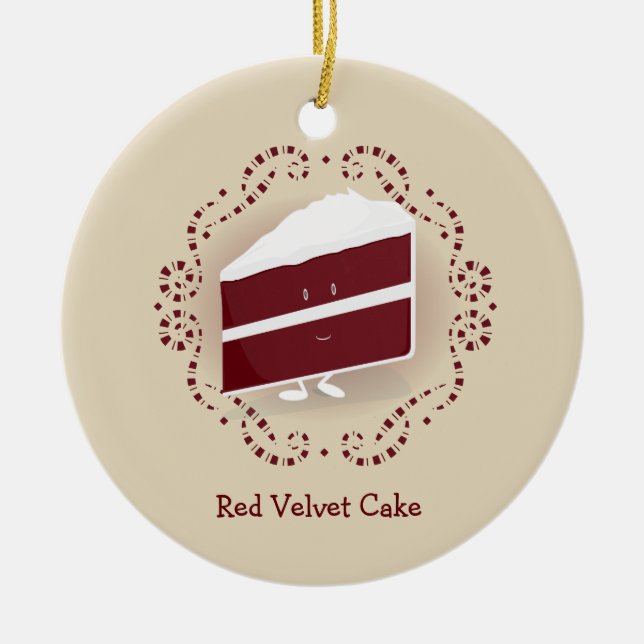 Red Velvet Cake | Ornament (Front)