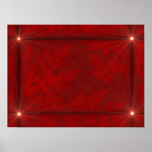 Red Velvet Starbursts Poster