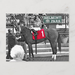 Red Velvet wins the Jersey Girl Stakes Postcard