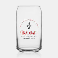 Red Veterinary School Graduation Personalised