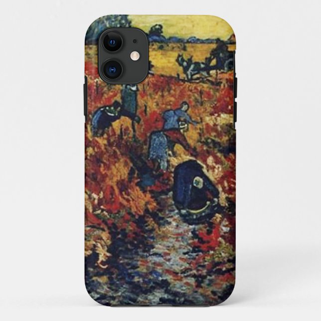 Red Vineyard, Vincent van Gogh Case-Mate iPhone Case (Back)