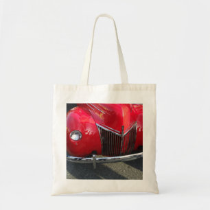Red Vintage 1930s auto Tote Bag