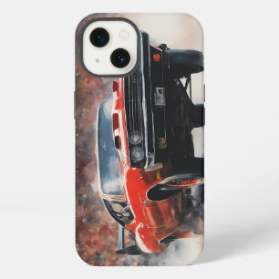 Red Vintage Muscle Car iPhone 13 Case