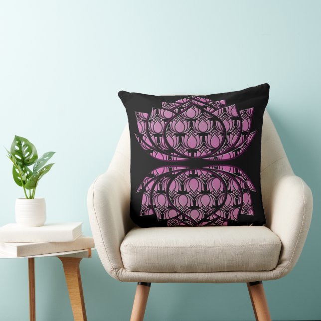 Red-violet Lotus Cushion (Chair)
