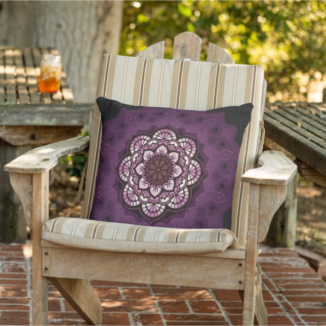 Red-violet Lotus Cushion (Chair)