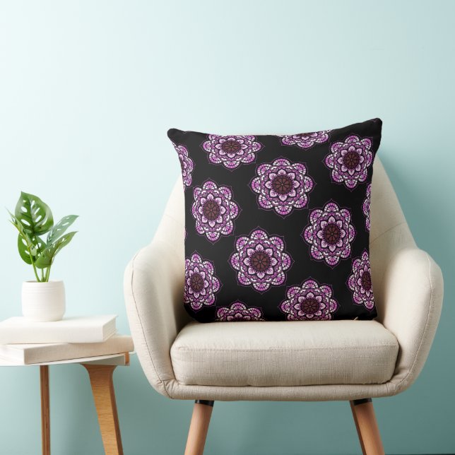 Red-violet Lotus Cushion (Chair)