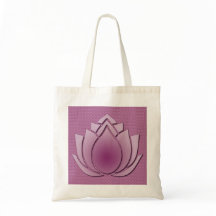 Red-violet lotus on knitted