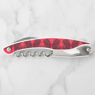 Red Waiter's Corkscrew Bull Running Starry Night