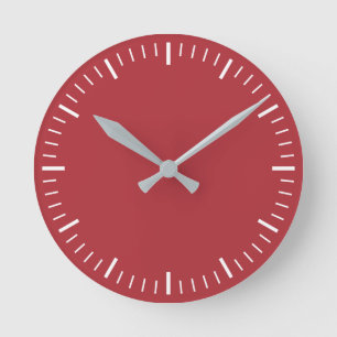 Red Wall Clock