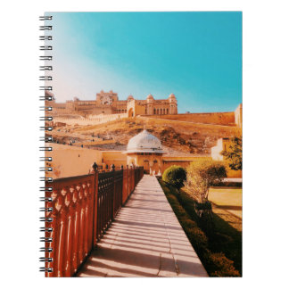 RED WALL FENCE NOTEBOOK