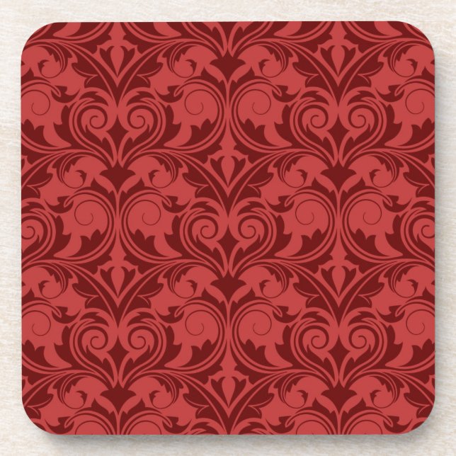Red Wallpaper Coaster (Front)
