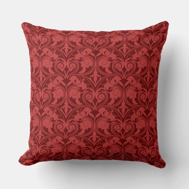 Red Wallpaper Cushion (Front)