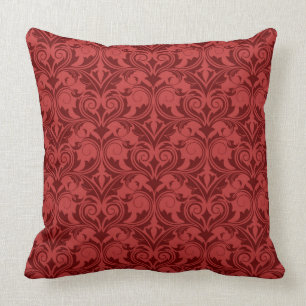 Red Wallpaper Cushion