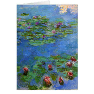 Red Water Lilies, Claude Monet