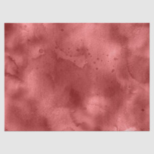 Red Watercolor Tissue Paper