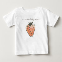 RED WATERCOLOUR STRAWBERRIES cutest baby ever