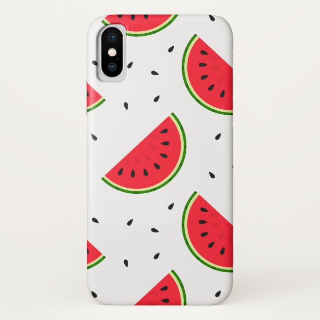 Red watermelon fruit design Case-Mate iPhone case (Back)