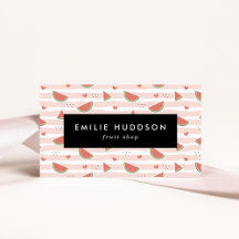 Red Watermelons, Hearts, Stripes, Your Name