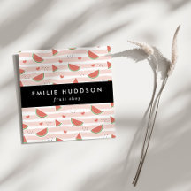 Red Watermelons, Hearts, Stripes, Your Name