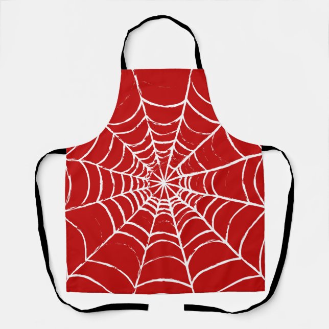 Red Web Apron (Front)