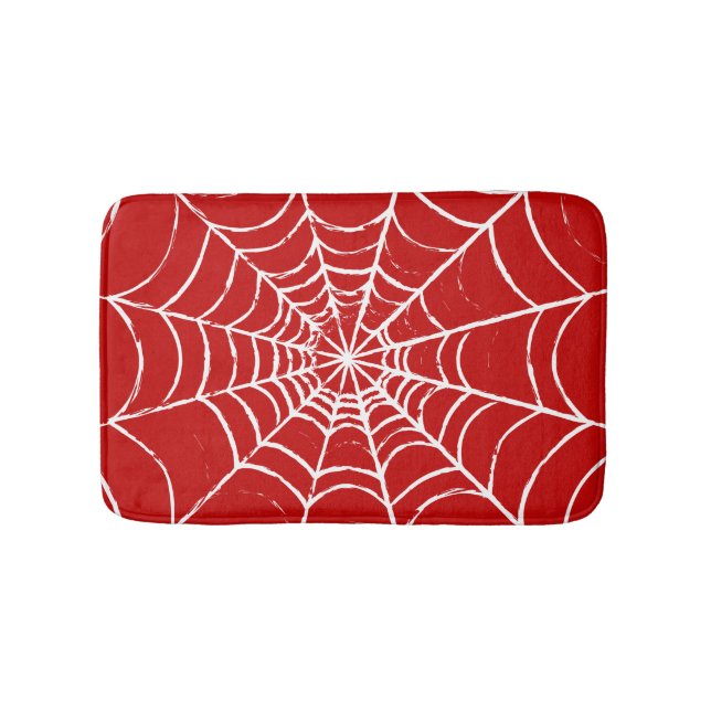 Red Web Bath Mat (Front)