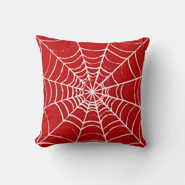 Red Web Cushion (Front)