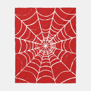 Red Web Fleece Blanket