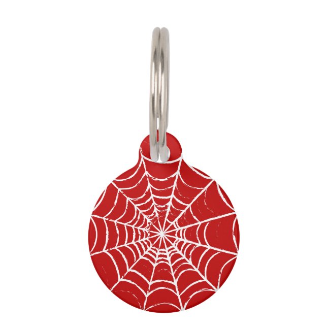 Red Web Pet Tag (Front)