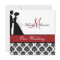 Red Wedding Couple Wedding Invitation