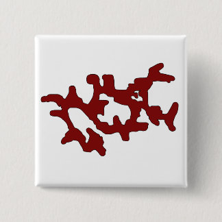 Red Weedaula 15 Cm Square Badge