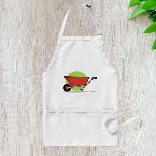 Red Wheelbarrow Standard Apron (Creator Uploaded)