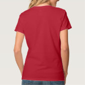 Red & White Adults | Sports Jersey Design T-Shirt (Back)