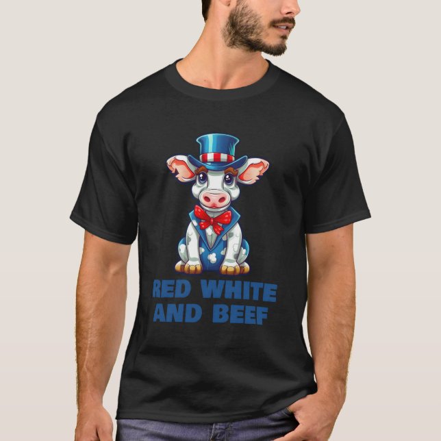 Red White And Beef T-Shirt (Front)