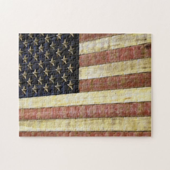 Red, White, and Blue  -  11x14 inch Jigsaw Puzzle (Horizontal)