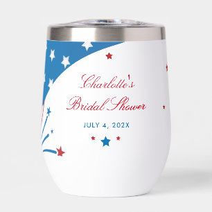 Red White and Blue 4th of July Bridal Shower Swag