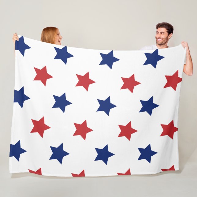 Red,White, And Blue 60x80 Fleece Blanket (In Situ)