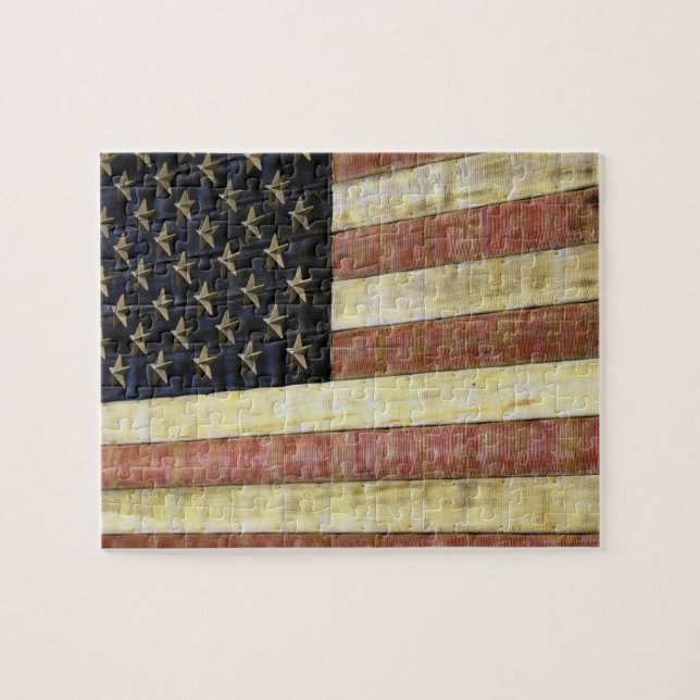 Red, White, and Blue  -  8x10 inch Jigsaw Puzzle (Horizontal)