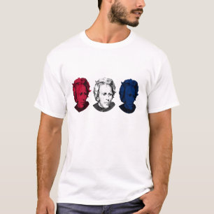 Red, White, and Blue -- Andrew Jackson T-Shirt