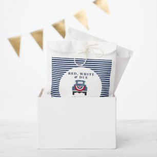 Red White and Blue Baby Shower  Favour  Bags
