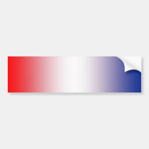 Red, white and blue bumper sticker