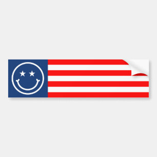 Red, White and Blue Bumper Sticker